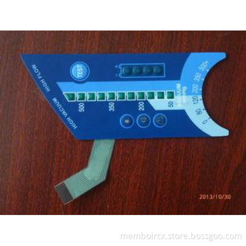 Thin film Membrane Switch Keyboard For Medical Equipment ,